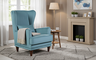 Кресло Зетта НЬЮ с ножками Клён старый, Д3