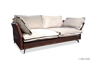 "Гранд" диван 2-х местный; нераскл.; 22; Harmony 04+Magic 21+Maverick 02 (гр. 2/МТХ)