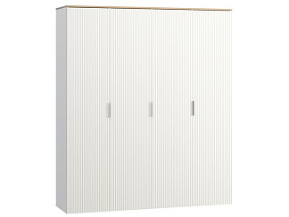 Распашной шкаф Енссон 4-180x210 Белый