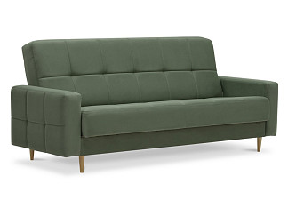Орматек Диван-кровать Викко Hard (Ткань: Велюр Newtone Kiwi зеленый) 190x120