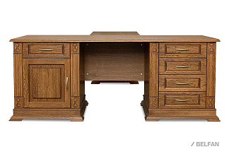 Стол письменный "Верди Люкс 8"; дуб рустикаль