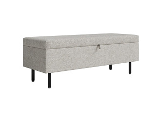 Пуфик Орматек Банкетка Sofix (Рогожка Levis 12 Лён) 122x46
