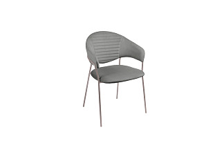 Стул Конфети серый / опоры серые