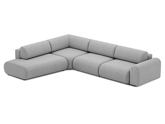 Диван модульный Маиль-5 Bucle Silver