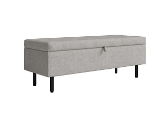 Пуфик Орматек Банкетка Sofix (Рогожка Nice Кремовый) 122x46