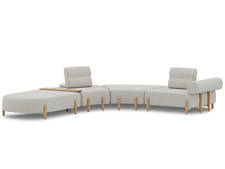 Диван модульный Альди-5 Bucle Beige