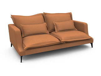 Орматек Mores 3-х местный Soft (max) (Ткань: Шенилл Canvas orange) 104x226