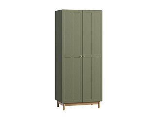 Распашной шкаф Виклу 2-90x210 Оливковый