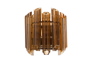 20MB3451-2AMBER Бра стекло янтарного цвета 32*33*32см