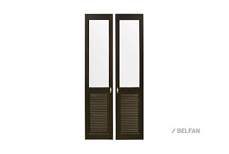 Комплект дверей к стеллажу "Рауна-20"; колониал