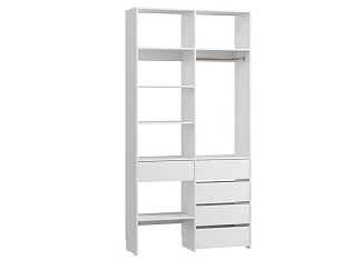 Модуль для гардероба Хелен-2.1-120-240 White