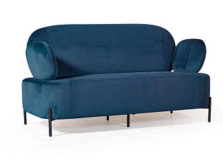 Орматек с металлическими опорами Dream (Ткань: Велюр Barkhat 29 Синий) 73x152