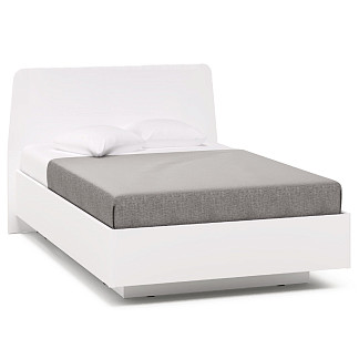 Кровать 1,5сп. с п/м (1200) д/матр.20-45кг Soho белая