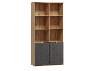 Стеллаж Монблан-2 Fancy Grafit Oak