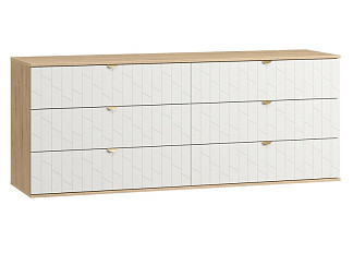 Комод Монблан-4 Angle Milk