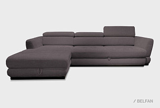 "Орландо" диван с оттоманкой; раскл.; 3MR8ML; "Впередвыкатной" (1580х1920); левый; венге; 31038(1) (гр. 1)