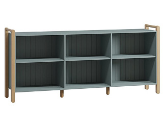 Стеллаж Руффи 201x90 Серо-зеленый