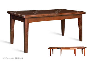 Стол обеденный "Престиж" 61 (4 вкладки); раскл.; ГМ 6061; мокко