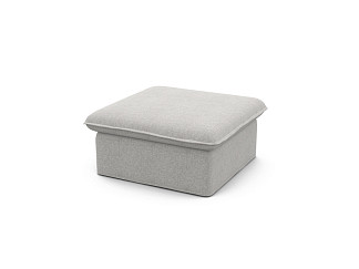 Пуфик Орматек Пуф Meison (Ткань: Шенилл Siena silver) 108x108