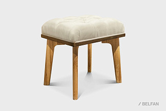 Банкетка "Элва"; бейц-масло, графит; Verona 04 Cream