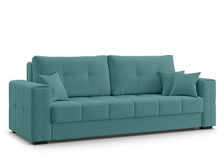 Орматек Диван-кровать Manhattan 1 Middle (Ткань: Рогожка Preston 672 Бирюзовый) 160x200