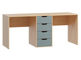 Письменный стол Клоди 173x60 Серо-зеленый/Береза