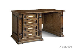Стол письменный "Верди Люкс 9"; тумба слева; венге