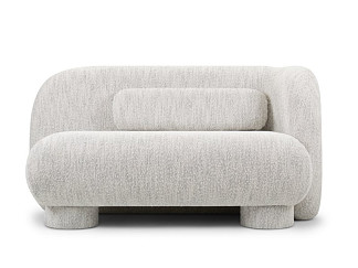 Кушетка Кото Букле Молочно-серый