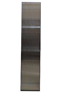 GD-10014/1-6 Шкаф Alto пенал c полками,цвет серый Кобальт, дверце стекло(рифленое) 50*57*228.5см