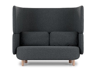 Диван прямой Тут Рядом Космос Рогожка Графитовый