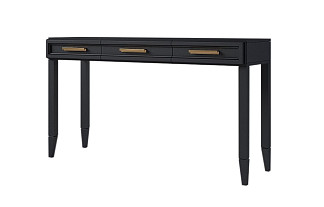 Стол-консоль Чарли с тремя выдвижными ящиками / шафран