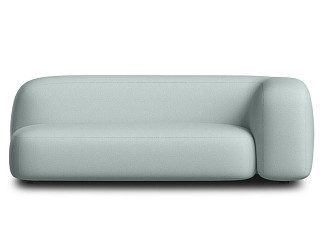 Диван прямой Риббл-10 Bucle Mint