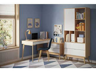 Модульный кабинет Лесли Plywood White