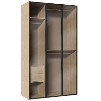 Шкаф трехстворчатый Некст со стеклом Некст