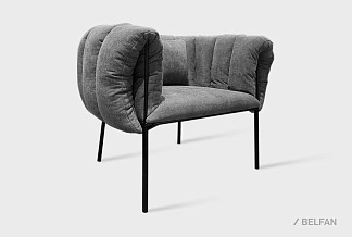 "Leo" кресло; нераскл.; 12; золото; Forest 02 (гр.3/Турция)