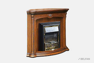 Подставка декоративная (угловая) "Алези"; античная бронза