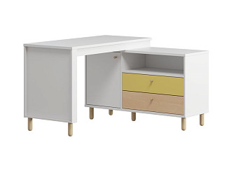 Письменный стол Дикинс 118x120 Желтый