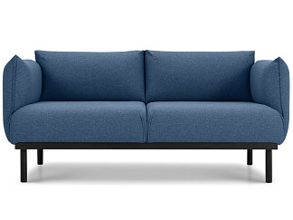 Диван прямой Сорен Textile Navy Blue