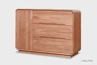 Комод "Монблан" 3-1; американский орех