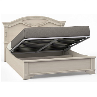 Кровать двуспальная 160х200 Лючия светлая с подъемным механизмом Лючия светлая