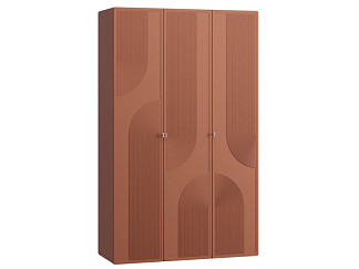 Распашной шкаф Монсон 3-135x222 Терракотовый
