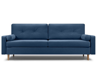 Диван прямой Динс Velvet Navy Blue