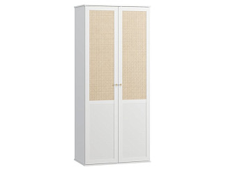 Распашной шкаф Алвис 2-92x210 Белый