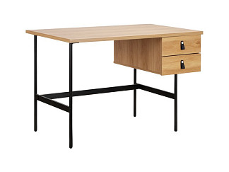 Письменный стол Хейден 120x60 Древесный натуральный/Черный