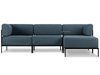Диван модульный Нолан 4 Шенилл Синий