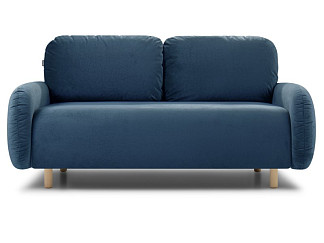 Диван прямой Массе-М Мини Velvet Navy Blue
