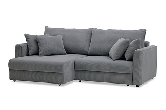 Диван ШЕРИ с оттоманкой 3х мест. (уз. подл.) еврокнижка