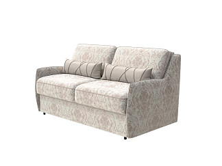 Орматек Диван-кровать Synergy Slim (Ткань: Велюр Shah 702 Белый/Forest 4 Бежевый) 160x196