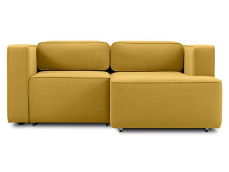 Диван угловой Аронт Мини Velvet Yellow