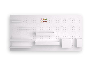 Органайзер настольный Пегборд-4 White